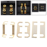 Maxbell 2x Speaker Wire Lugs Connections for Subwoofer Box Terminal Cup