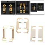Maxbell 2x Speaker Wire Lugs Connections for Subwoofer Box Terminal Cup
