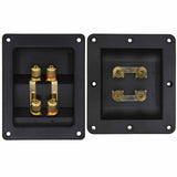 Maxbell 2x Speaker Wire Lugs Connections for Subwoofer Box Terminal Cup