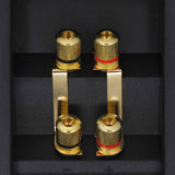 Maxbell 2x Speaker Wire Lugs Connections for Subwoofer Box Terminal Cup