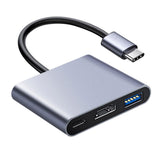 Maxbell USB C Adapter with 4K HDMI 100W Power Delivery USB C Hub for Phone Laptop PC