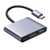 Maxbell USB C Adapter with 4K HDMI 100W Power Delivery USB C Hub for Phone Laptop PC