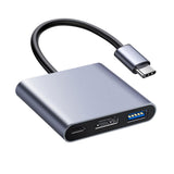 Maxbell USB C Adapter with 4K HDMI 100W Power Delivery USB C Hub for Phone Laptop PC