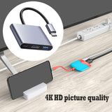 Maxbell USB C Adapter with 4K HDMI 100W Power Delivery USB C Hub for Phone Laptop PC