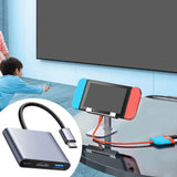 Maxbell USB C Adapter with 4K HDMI 100W Power Delivery USB C Hub for Phone Laptop PC
