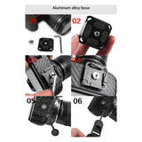 Maxbell Camera Hand Strap Quick Release Accessories Photographing Camera Wrist Strap Black Bean
