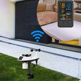 Maxbell Portable Weather Station Indoor Outdoor Rainfall Cordless Weather Conditions