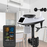 Maxbell Portable Weather Station Indoor Outdoor Rainfall Cordless Weather Conditions