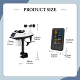 Maxbell Portable Weather Station Indoor Outdoor Rainfall Cordless Weather Conditions