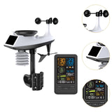 Maxbell Portable Weather Station Indoor Outdoor Rainfall Cordless Weather Conditions
