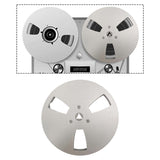 Maxbell 1/4 7 inch Empty Reel Portable Accessories for Reel to Reel Tape Takeup Reel Sliver