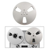 Maxbell 1/4 7 inch Empty Reel Portable Accessories for Reel to Reel Tape Takeup Reel Sliver