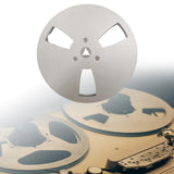 Maxbell 1/4 7 inch Empty Reel Portable Accessories for Reel to Reel Tape Takeup Reel Sliver