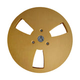 Maxbell 1/4 7 inch Empty Reel Portable Accessories for Reel to Reel Tape Takeup Reel Gold