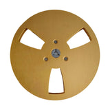 Maxbell 1/4 7 inch Empty Reel Portable Accessories for Reel to Reel Tape Takeup Reel Gold
