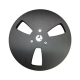 Maxbell 1/4 7 inch Empty Reel Portable Accessories for Reel to Reel Tape Takeup Reel Black