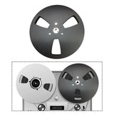 Maxbell 1/4 7 inch Empty Reel Portable Accessories for Reel to Reel Tape Takeup Reel Black