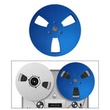 Maxbell 1/4 7 inch Empty Reel Portable Accessories for Reel to Reel Tape Takeup Reel Blue