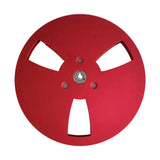 Maxbell 1/4 7 inch Empty Reel Portable Accessories for Reel to Reel Tape Takeup Reel Red