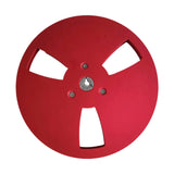 Maxbell 1/4 7 inch Empty Reel Portable Accessories for Reel to Reel Tape Takeup Reel Red