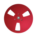 Maxbell 1/4 7 inch Empty Reel Portable Accessories for Reel to Reel Tape Takeup Reel Red