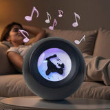 Maxbell Magnetic Fluid Ferrofluid Speaker with Music Rhythm for Office Bedside Party White
