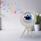 Maxbell Magnetic Fluid Ferrofluid Speaker with Music Rhythm for Office Bedside Party White