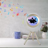 Maxbell Magnetic Fluid Ferrofluid Speaker with Music Rhythm for Office Bedside Party White