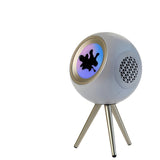 Maxbell Magnetic Fluid Ferrofluid Speaker with Music Rhythm for Office Bedside Party White