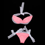 Maxbell 1/3 BJD Dolls Swimsuit Swimwear for SD MSD Dolls Accessory Pink - Aladdin Shoppers