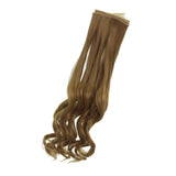 Maxbell Fashion 25cm DIY Doll Wigs Long Curly Wavy High Temperature Wire Handmade Chestnut - Aladdin Shoppers
