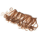 Maxbell Fashion Multicolor 15cm Rinka DIY Doll Wigs Curly Wavy Hairpieces Coffee 12B - Aladdin Shoppers