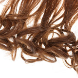 Maxbell Fashion Multicolor 15cm Rinka DIY Doll Wigs Curly Wavy Hairpieces Coffee 12B - Aladdin Shoppers