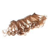 Maxbell Fashion Multicolor 15cm Rinka DIY Doll Wigs Curly Wavy Hairpieces Coffee 12B - Aladdin Shoppers