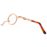 Maxbell 1/3 BJD Dolls Copper Round Glasses Eyewear Outfit for MSD LUTS DOD Right Eye - Aladdin Shoppers