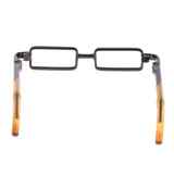 Maxbell 1/4 BJD Dolls Copper Square Lensless Glasses Eyewear for MSD LUTS DOD black - Aladdin Shoppers
