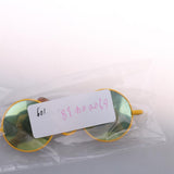 Maxbell Copper Round Frame Glasses for 1/6 Blythe 9cm Salon Doll yellow - Aladdin Shoppers