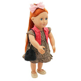 Maxbell Plush Bag for Doll of 18 Inch Doll Accessories black - Aladdin Shoppers
