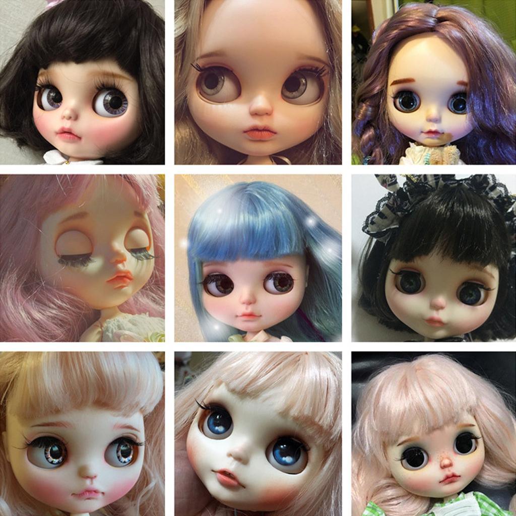 Maxbell Maxbell 12inch Doll Faceplate + Backplate Head with Screws Set for Neo Blythe #1