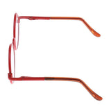 Maxbell Copper Round Frame Glasses for 1/6 Blythe 9cm Salon Doll red clear - Aladdin Shoppers