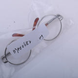 Maxbell Copper Round Frame Glasses for 1/6 Blythe 9cm Salon Doll clear silver - Aladdin Shoppers
