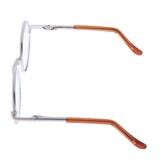 Maxbell Copper Round Frame Glasses for 1/6 Blythe 9cm Salon Doll clear silver - Aladdin Shoppers