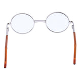 Maxbell Copper Round Frame Glasses for 1/6 Blythe 9cm Salon Doll clear silver - Aladdin Shoppers