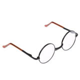 Maxbell Copper Round Frame Glasses for 1/6 Blythe 9cm Salon Doll black clear - Aladdin Shoppers