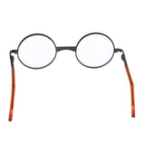Maxbell Copper Round Frame Glasses for 1/6 Blythe 9cm Salon Doll black clear - Aladdin Shoppers