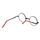 Maxbell Copper Round Frame Glasses for 1/6 Blythe 9cm Salon Doll black clear - Aladdin Shoppers