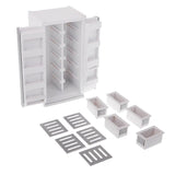 Maxbell 1/12 Scale Dollhouse Miniature Furniture Wood Deluxe Kitchen Set Decoration
