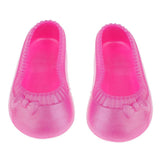 Maxbell Vinyl Slippers Shoes Flats for 16inch Sharon Dolls Clothing Pink Flats Shoes - Aladdin Shoppers