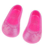 Maxbell Vinyl Slippers Shoes Flats for 16inch Sharon Dolls Clothing Pink Flats Shoes - Aladdin Shoppers