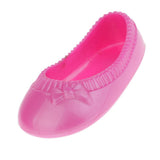 Maxbell Vinyl Slippers Shoes Flats for 16inch Sharon Dolls Clothing Pink Flats Shoes - Aladdin Shoppers